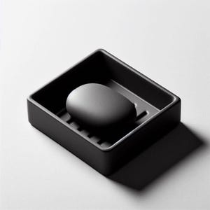 Quadratische minimalistische Seifenablage - Clean & Modern