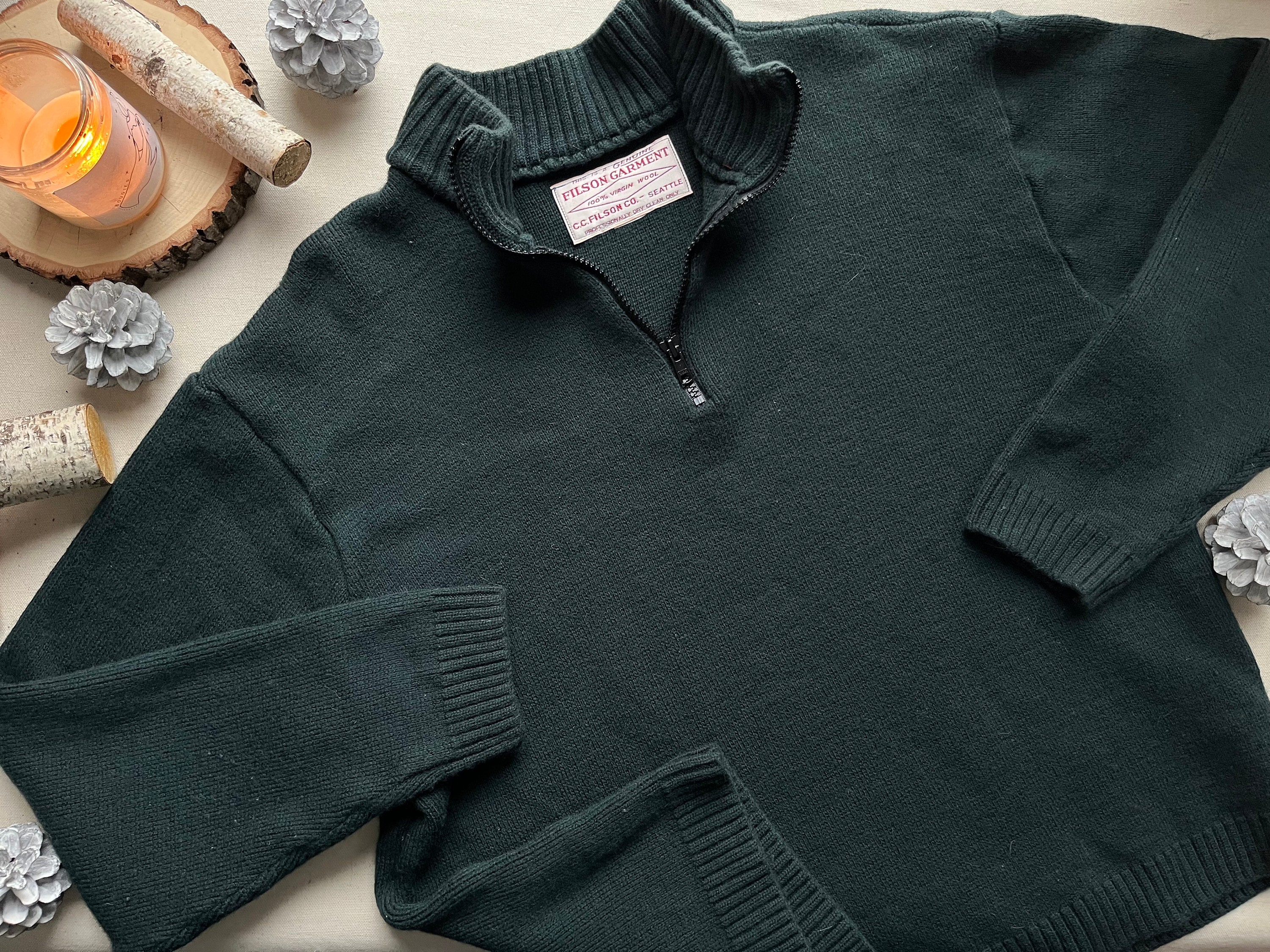 Handmade Filson Womens Sweaters Filson Garment Virgin Wool Quarter