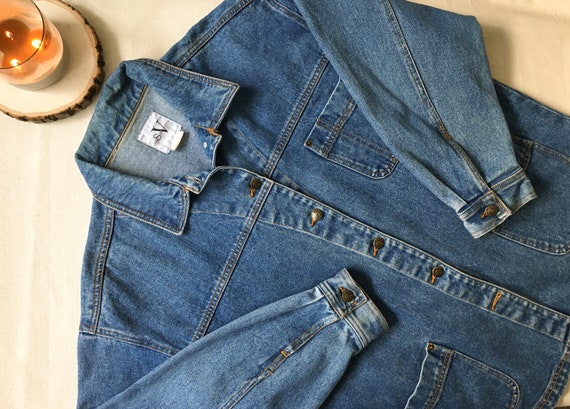 Vintage Oversized Shacket | Jean Jacket | 90s Deni