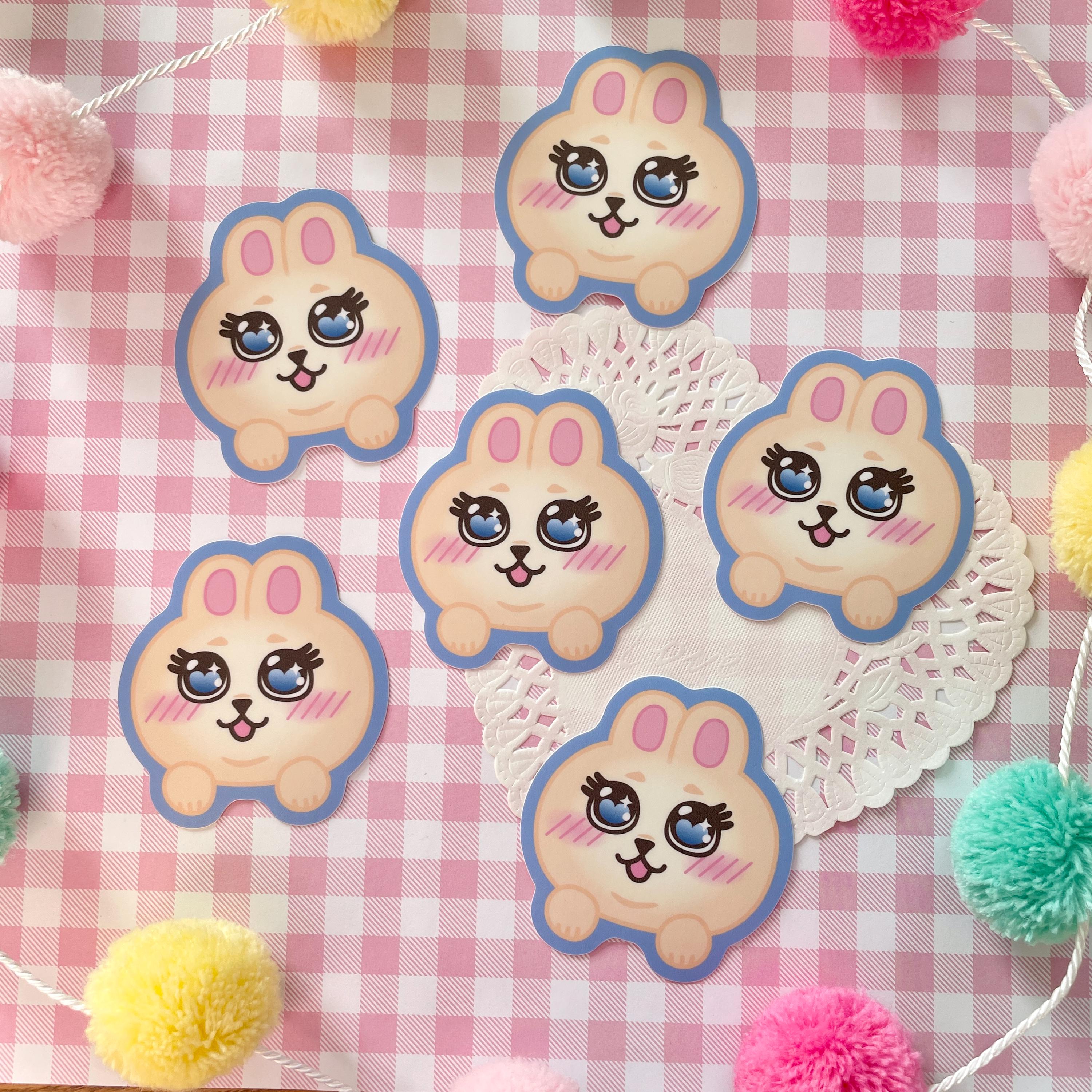 Bunny Sticker | Matte Vinyl Rabbit Decal UV and Outdoor Safe - Etsy