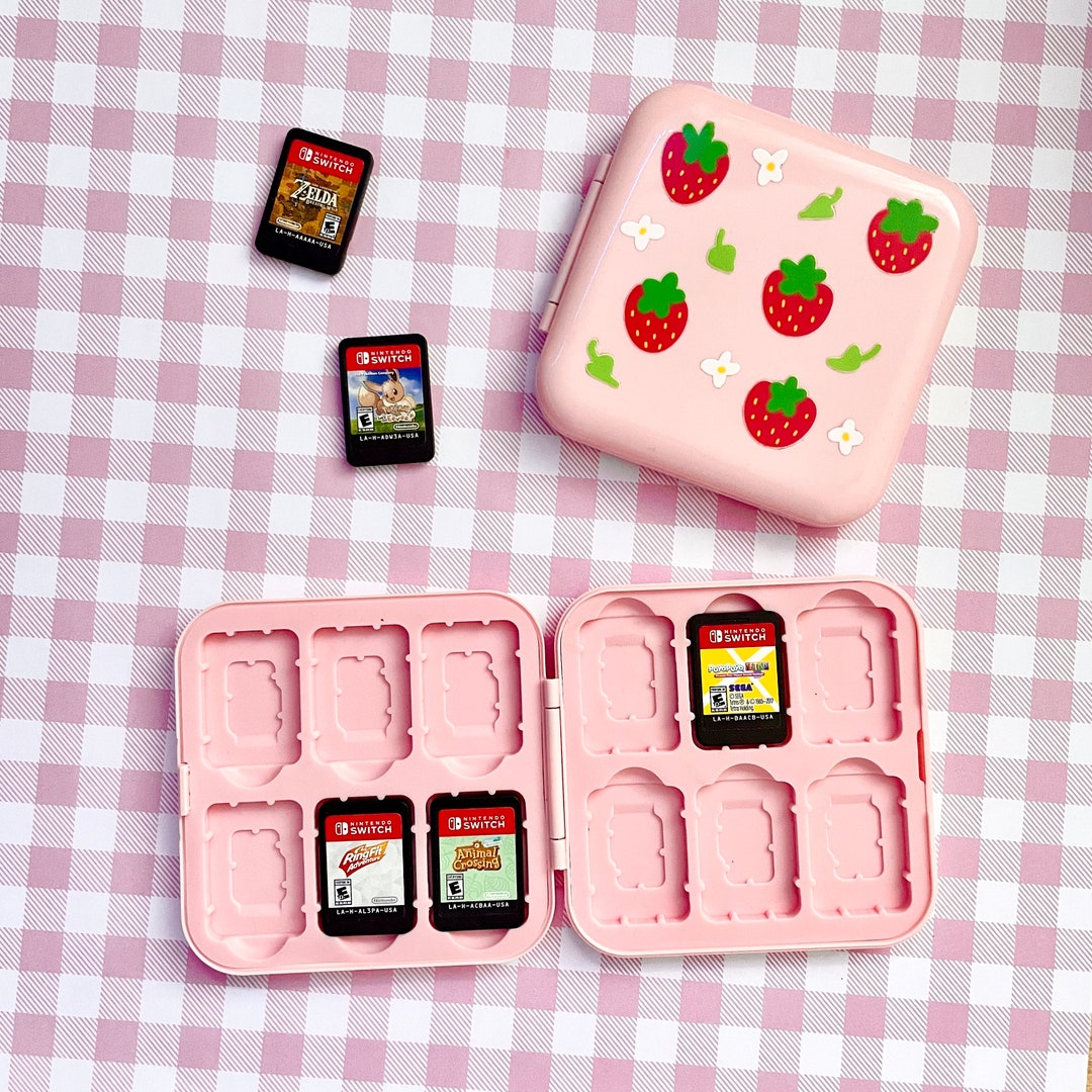 Strawberry Nintendo Switch Game Cartridge Case | Fruit Video Game ...