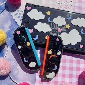 Dreamy Cloud Nintendo Switch 2 Case | Hard Clear Plastic Console Case