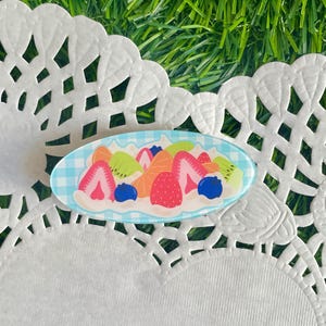 Fruit Salad Hair Clip: Kawaii Acrylic Alligator Barrette