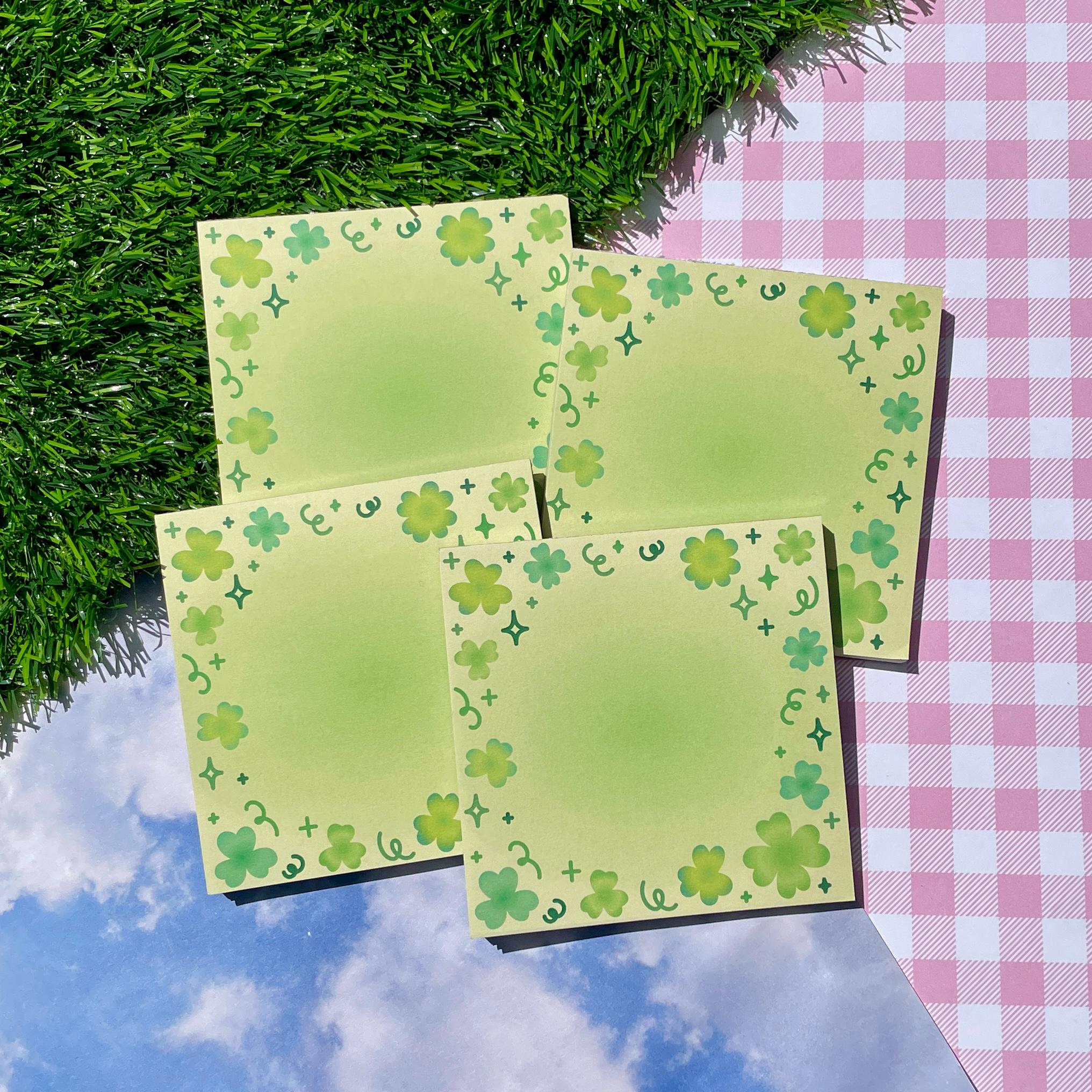 Clover Memo Pad - Etsy
