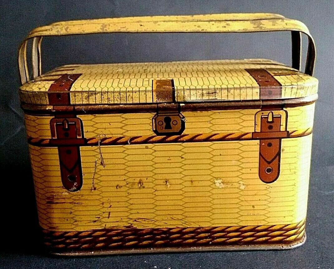 Boîte en Tôle Vintage Français