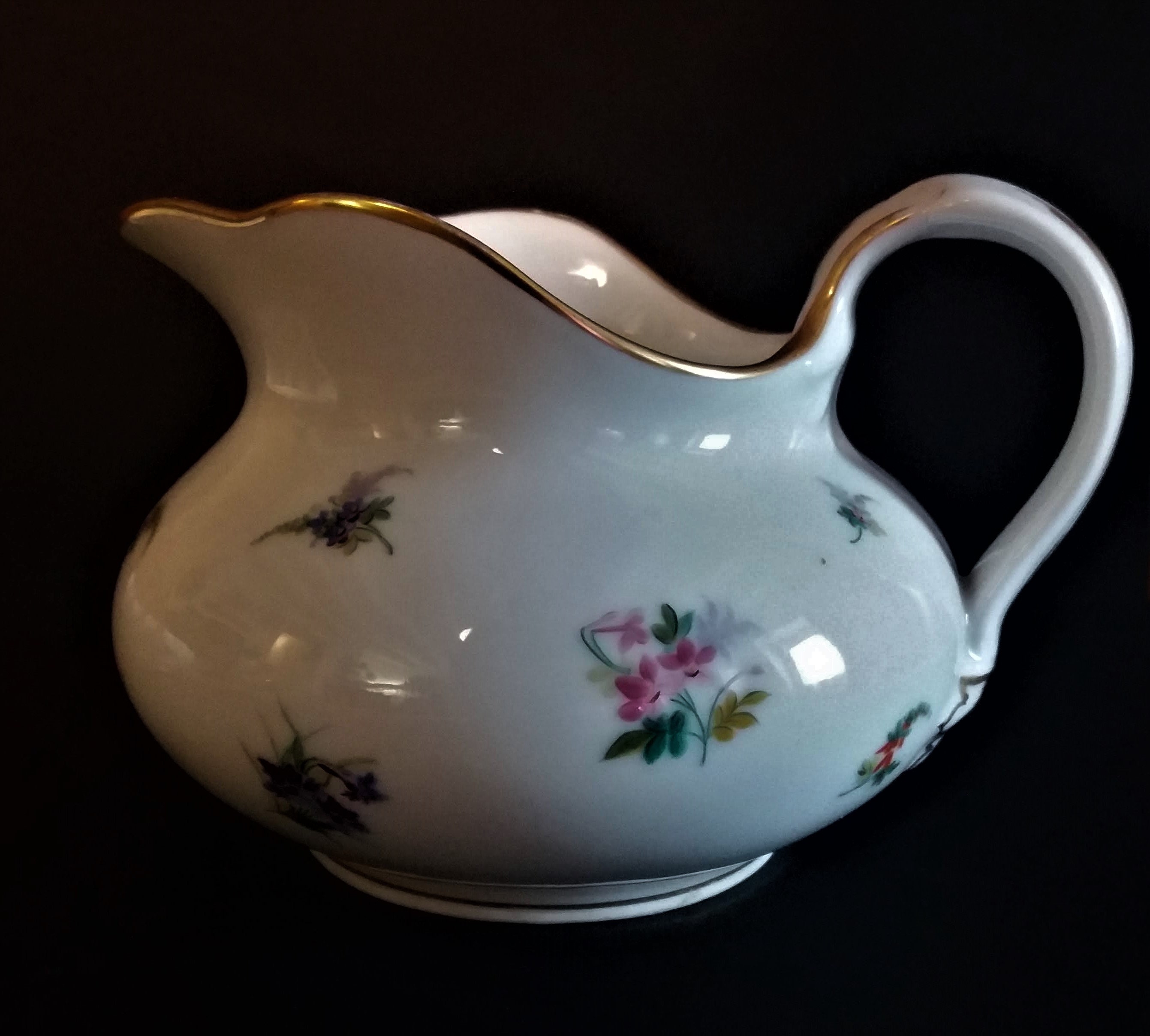 Antique Français Pichet en Porcelaine de Paris Xixe