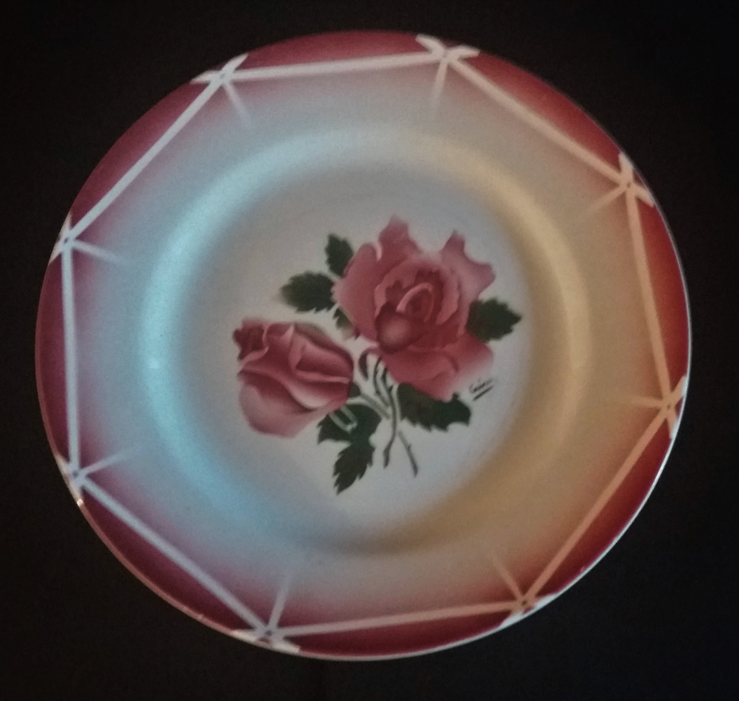 Majolica Plaque Digoin Sarreguemines