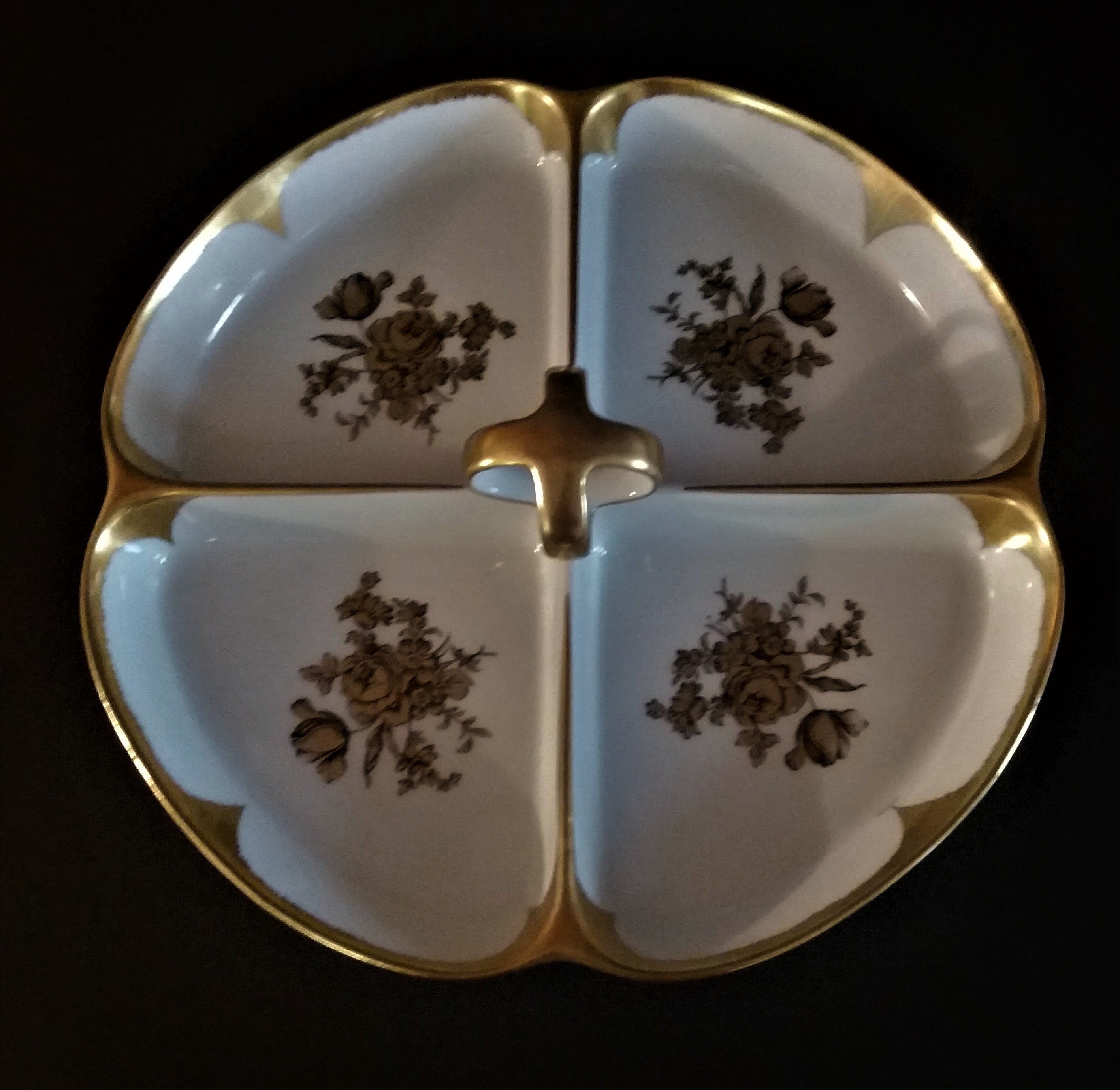 Vintage Français Porcelaine de Limoges Plat Mandavy Marcel