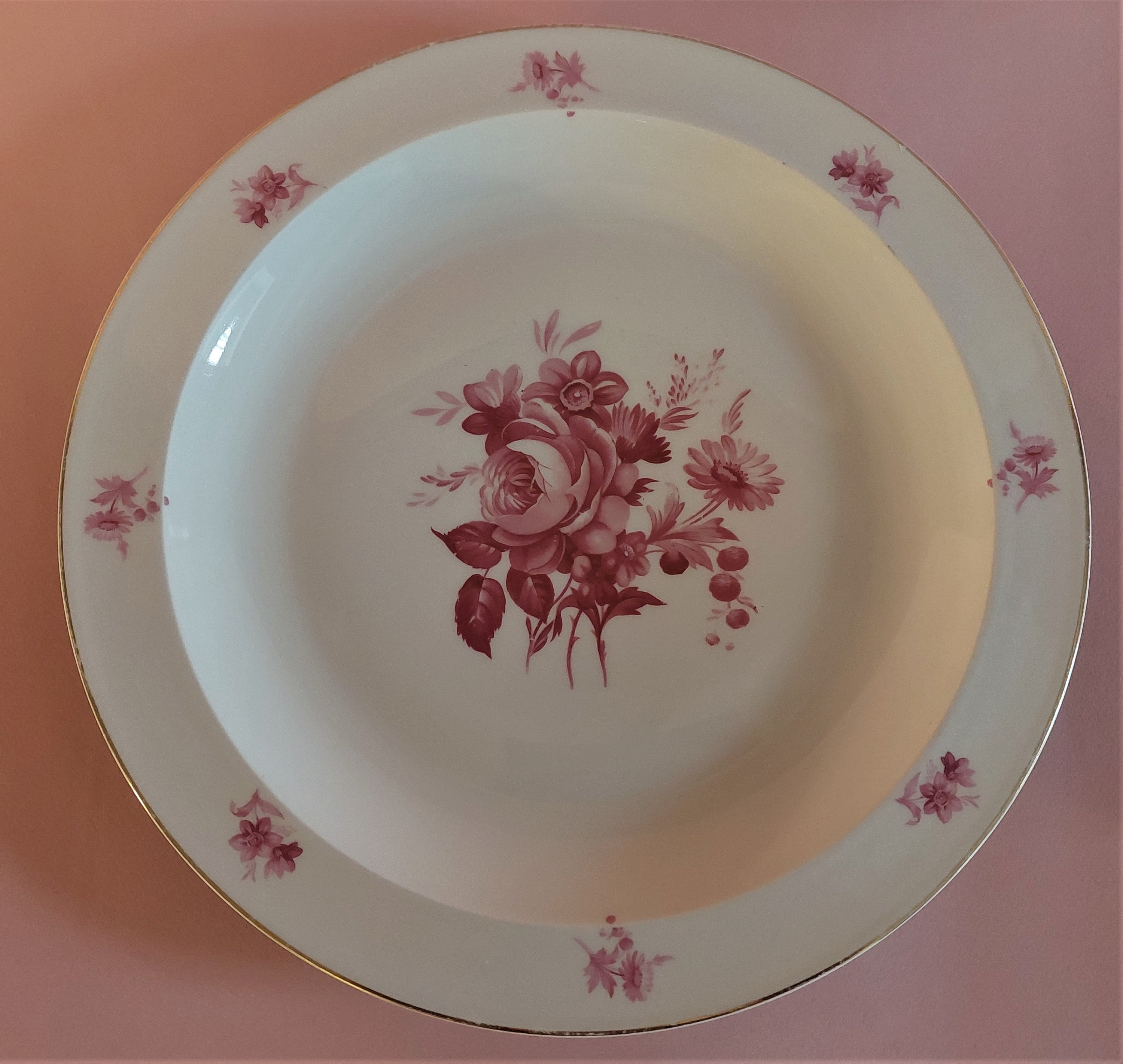 Plat de Service Rond Porcelaine Limoges