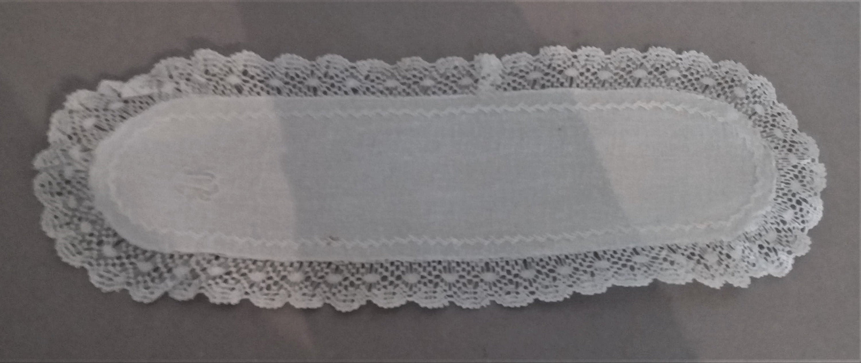 Antique Français Doily Fait à La Main