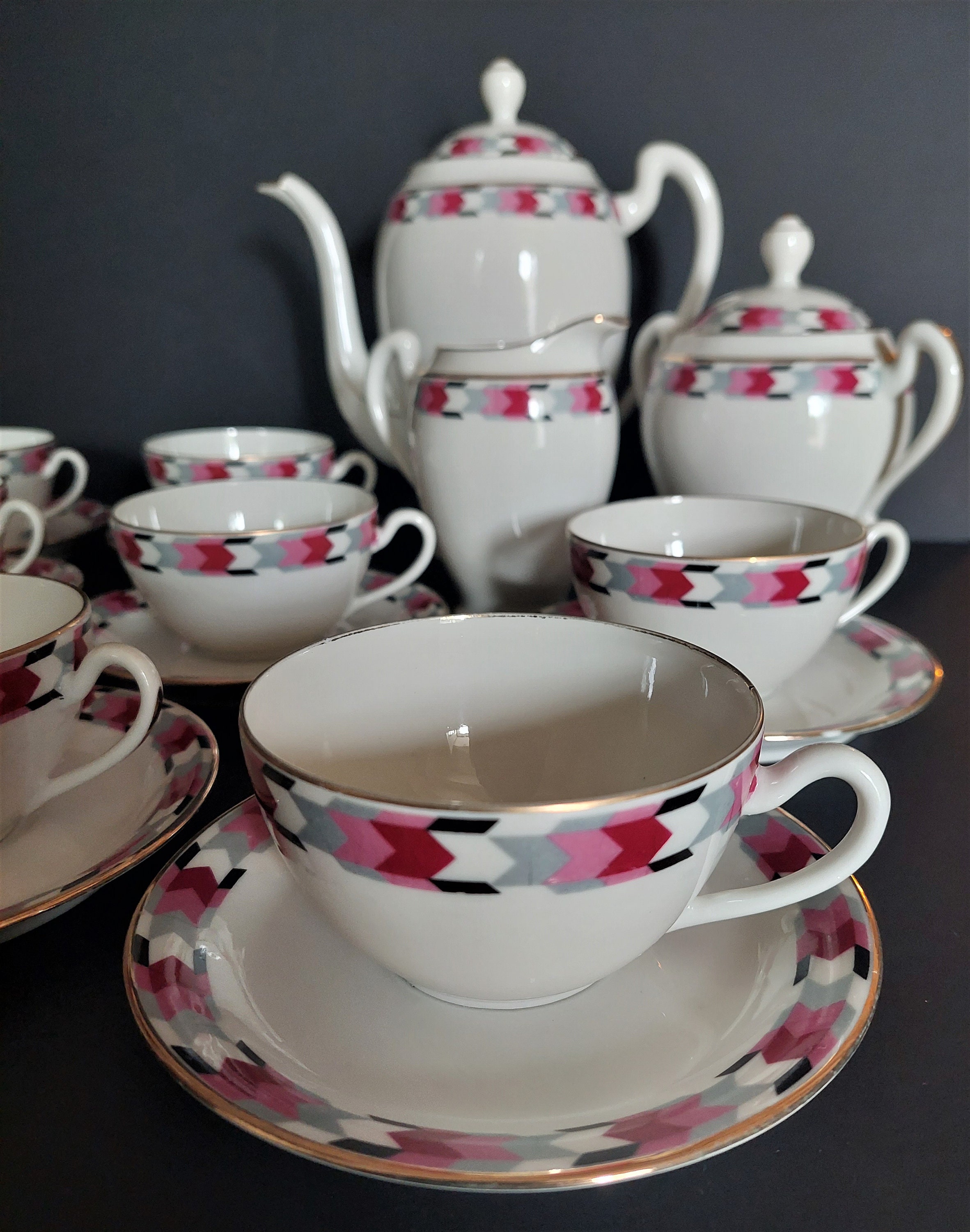 Service À Thé Porcelaine