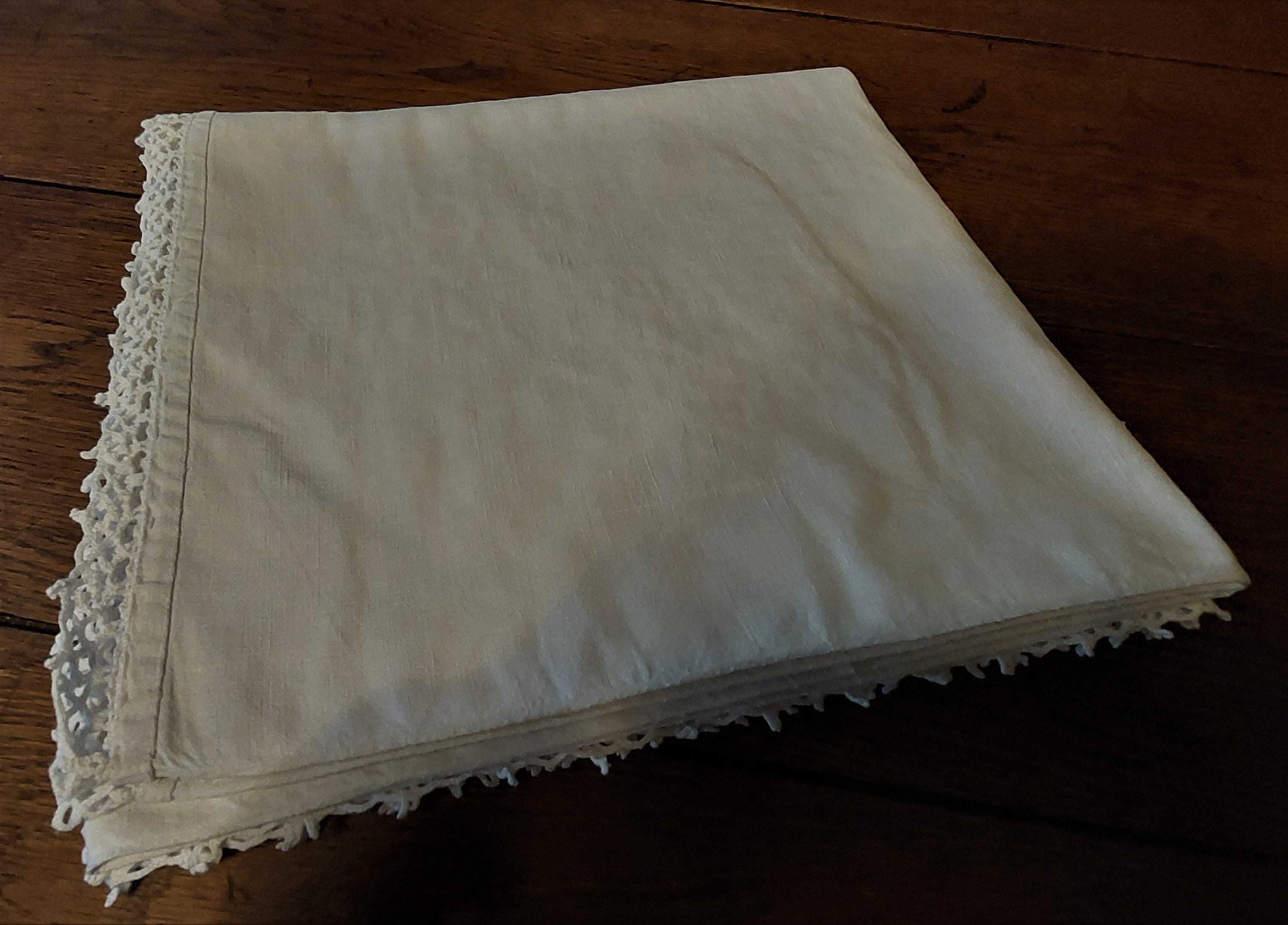 Nappe Antique Français de Linge