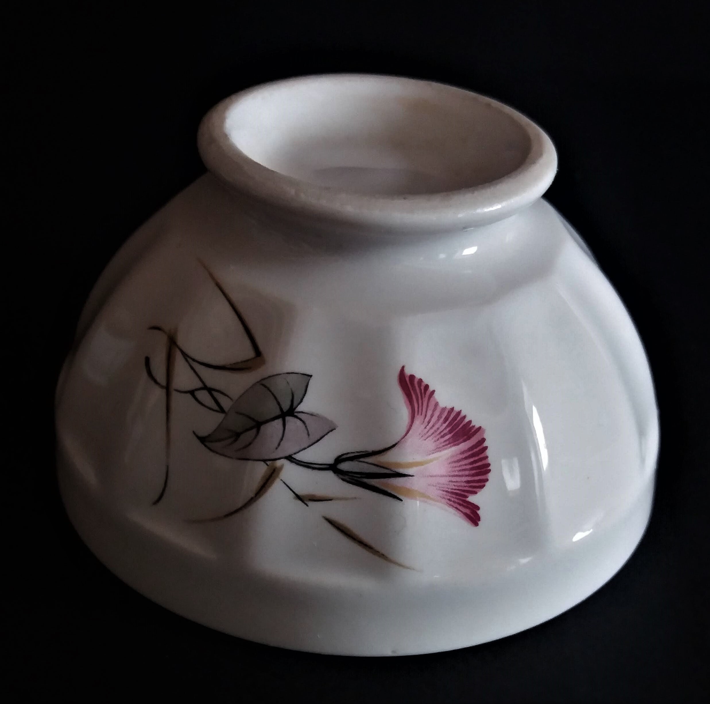 Vintage Français Décor de Transferware Bol Majolica