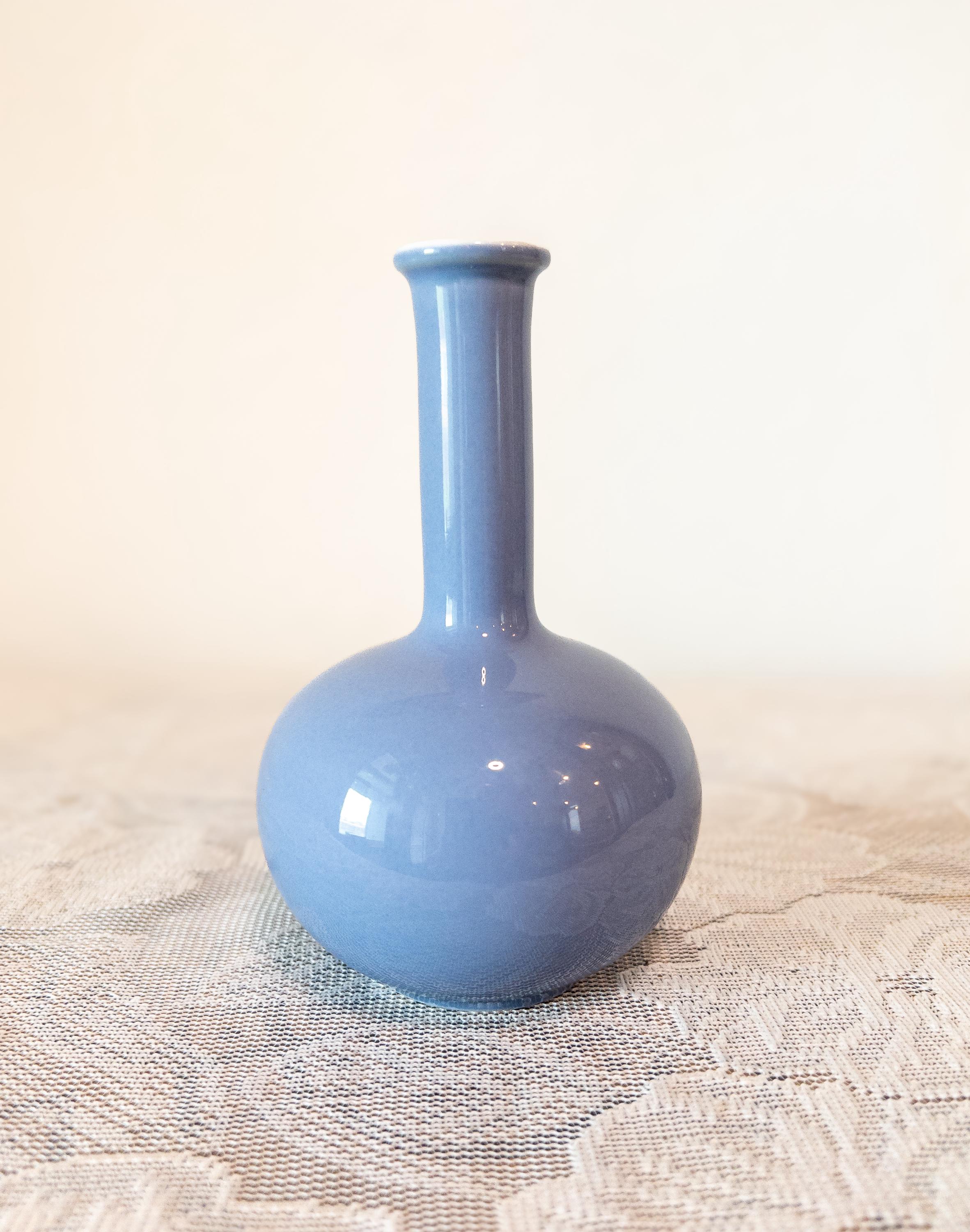 Colorful Porcelain Bud Vase | Retro Mid Century Modern Decor - Etsy