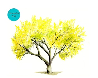 Arizona State tree/Palo Verde /custom gift/ fine art print/ great gift-anniversary,  wedding, mother's day/ personalizable