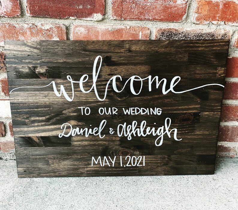 Welcome sign private listing