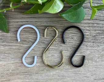 Metal S Hook Extension for Plant Hangers