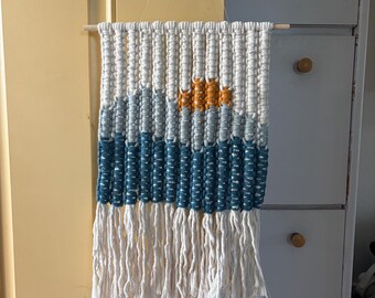 Sunrise Mountain macrame wall hanging