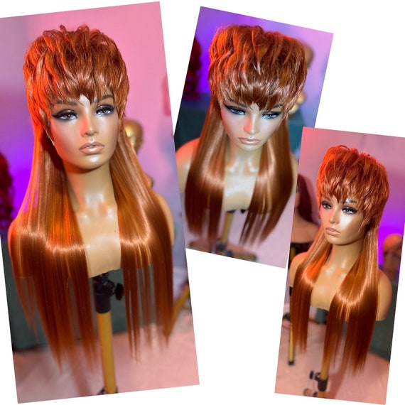 Ginger long Textured Mullet