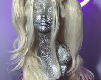 Sugar Baby Ponytails in Platinum Blonde