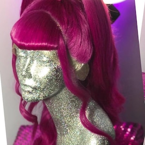 Fuschia Mermaid Ponytail
