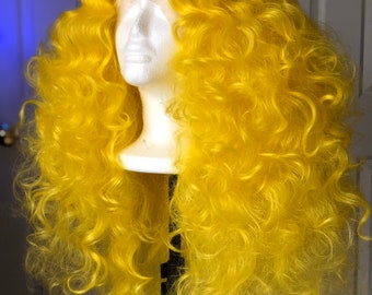 Lemon Drop Studio 54 Big Lockiges Disco Hair