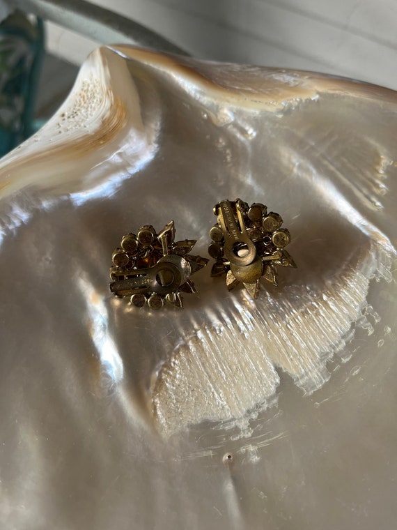 Beautiful Vintage Austrian Crystal and Faux Pearl… - image 8
