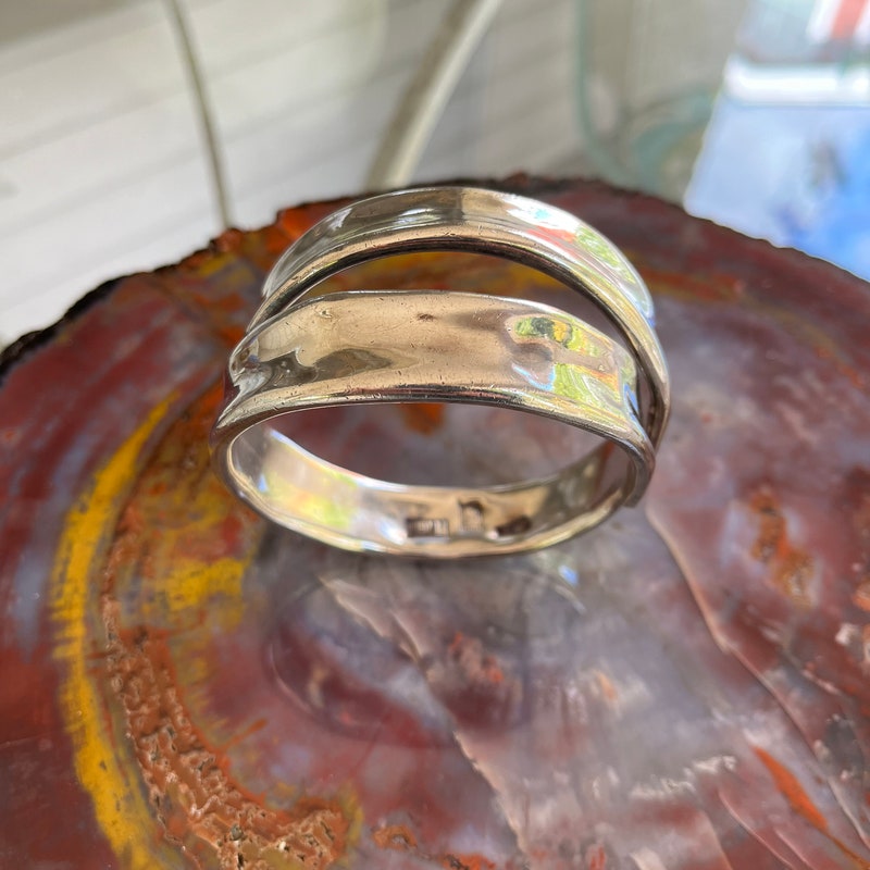 Bracelet jonc épais et massif Buch + Deichmann vintage rare