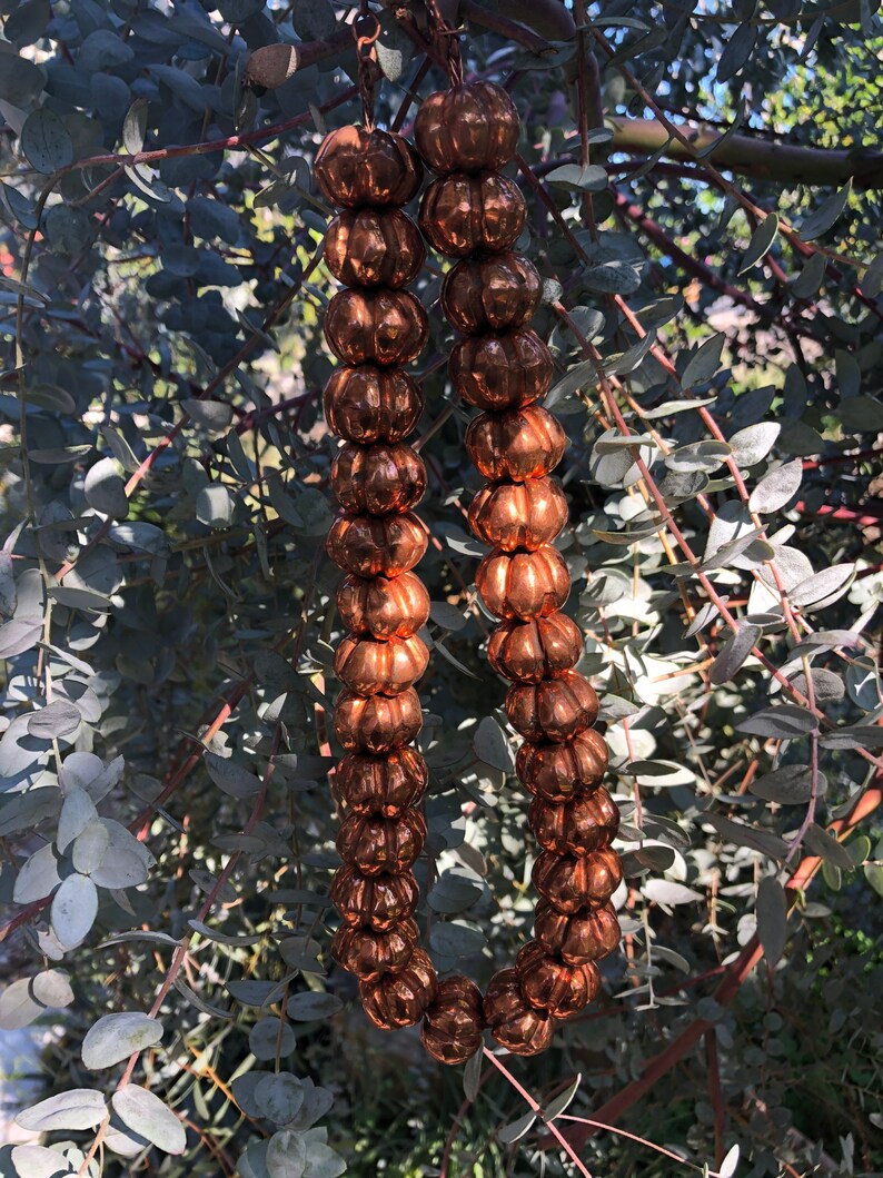 Vintage Santa Clara de Cobra Copper Beadsnecklace