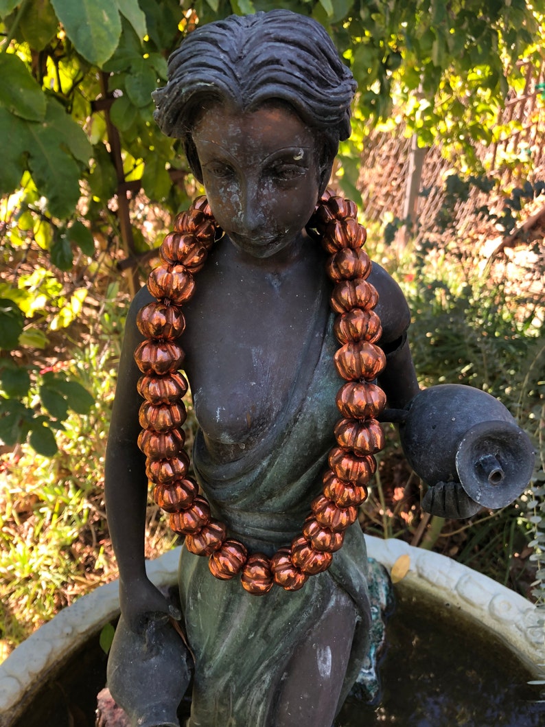 Vintage Santa Clara de Cobra Copper Beadsnecklace