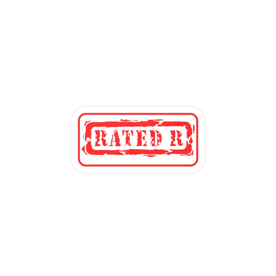 Rated R Vinyl Decal - Etsy