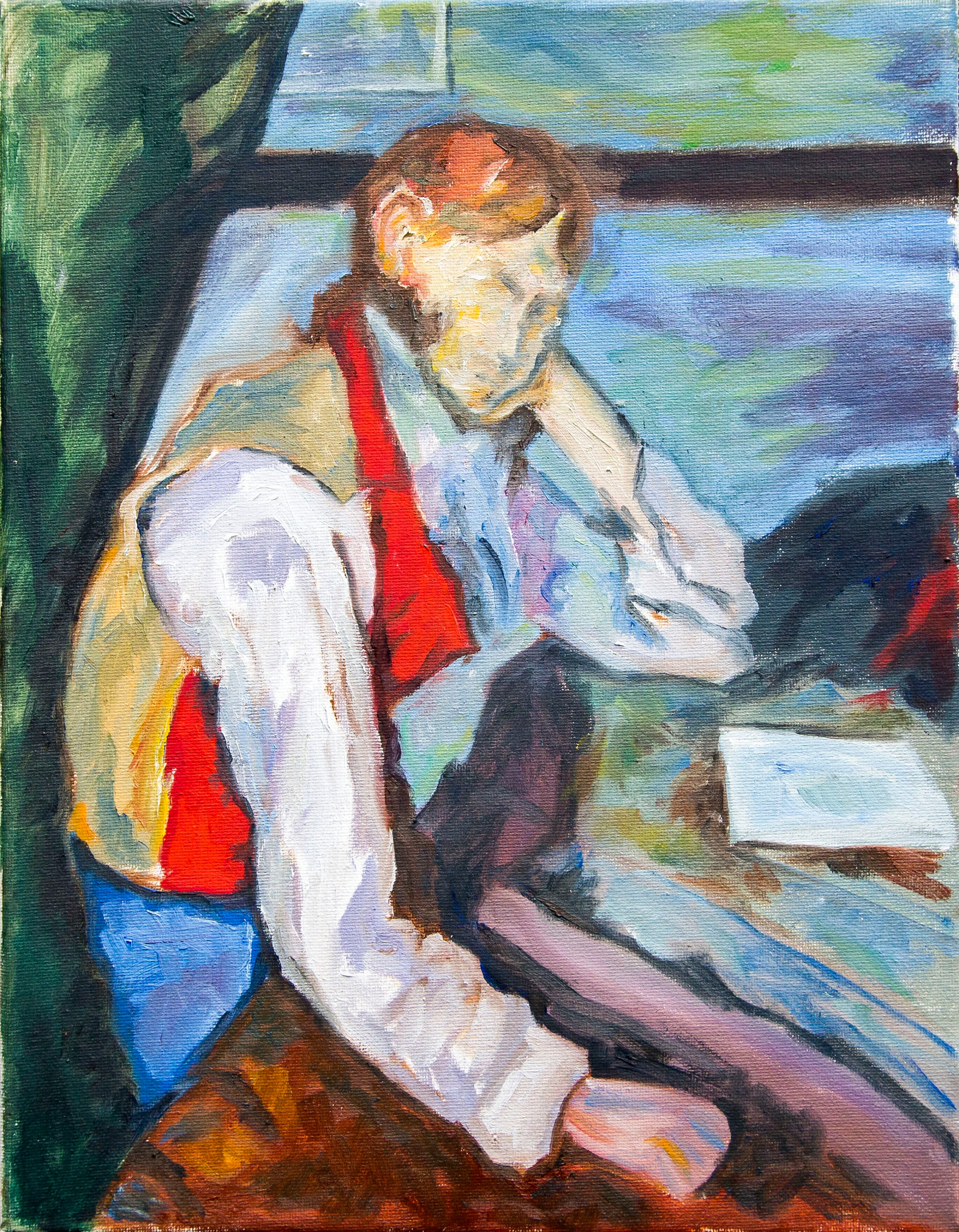 The Boy In The Red Vest