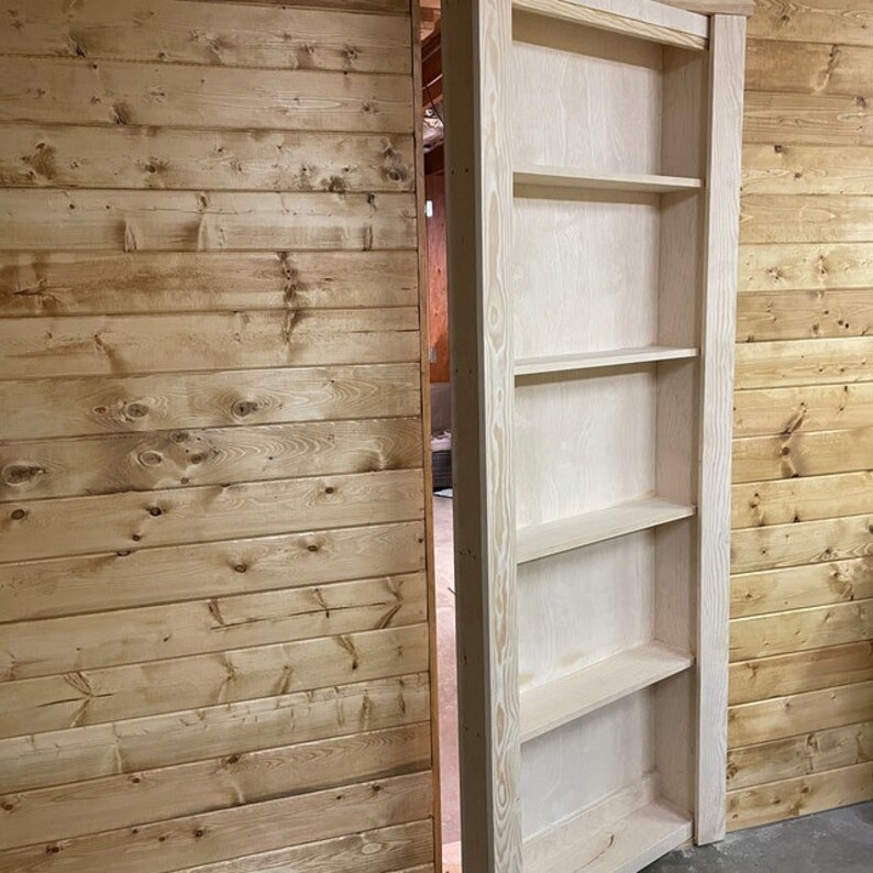 DIY Hidden Bookcase Door / Secret Door Pivot Hinge Kit Etsy