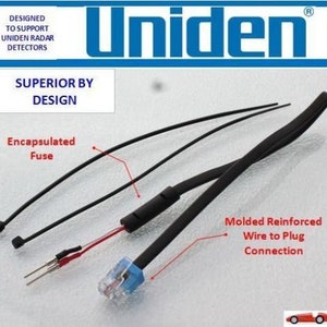 UNIDEN Radar R8/R7/R4/R3/R1 Direct Mirror Power Cord MP-UND image 2