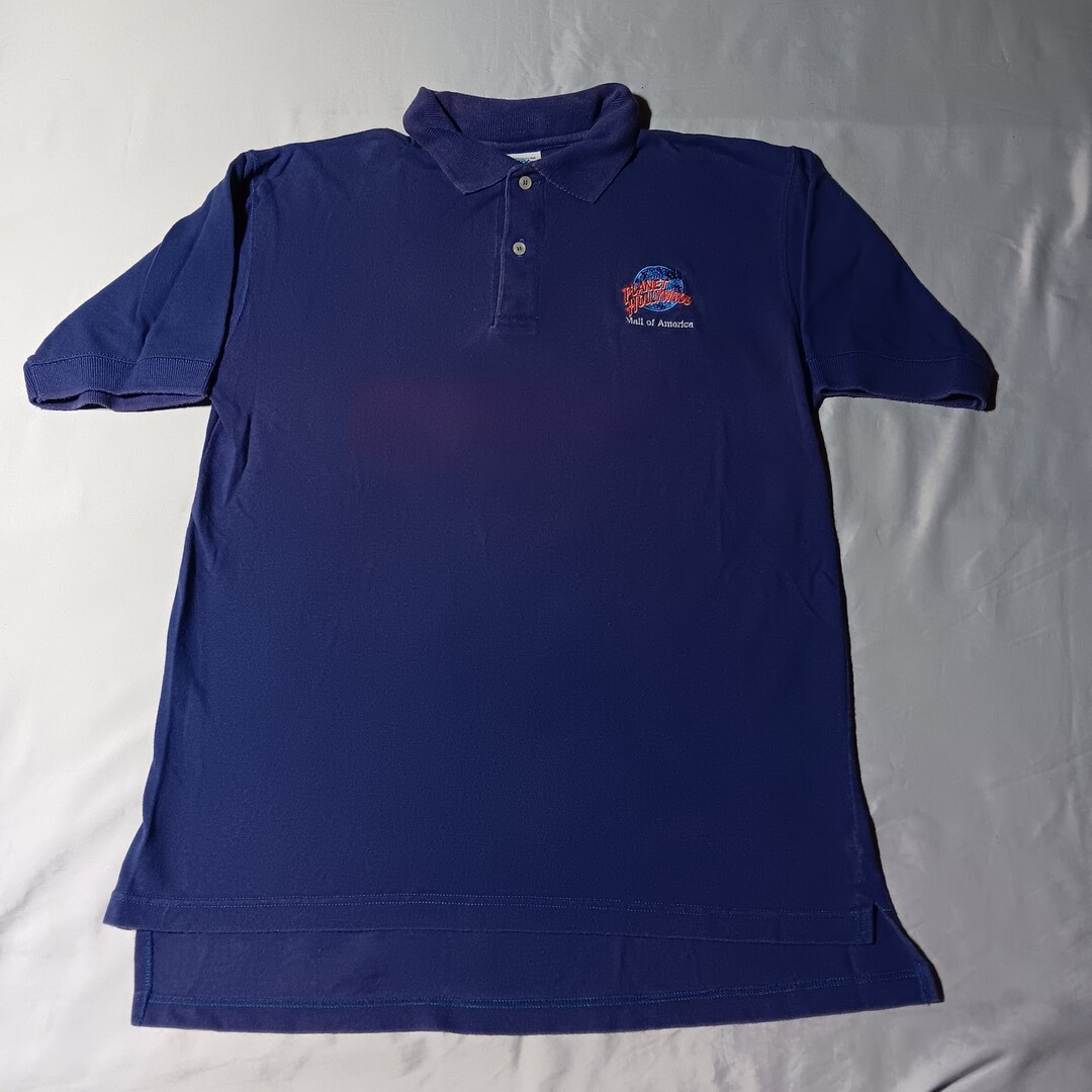 Vintage 1990s 90s Planet Hollywood Mall of America Polo T-shirt 