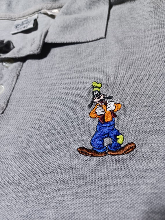 Vintage 1990s 90s Disney Store Embroidered Goofy … - image 3