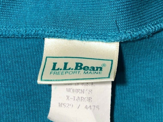 Vintage 1990s L. L. Bean Heavyweight Cotton Women… - image 4