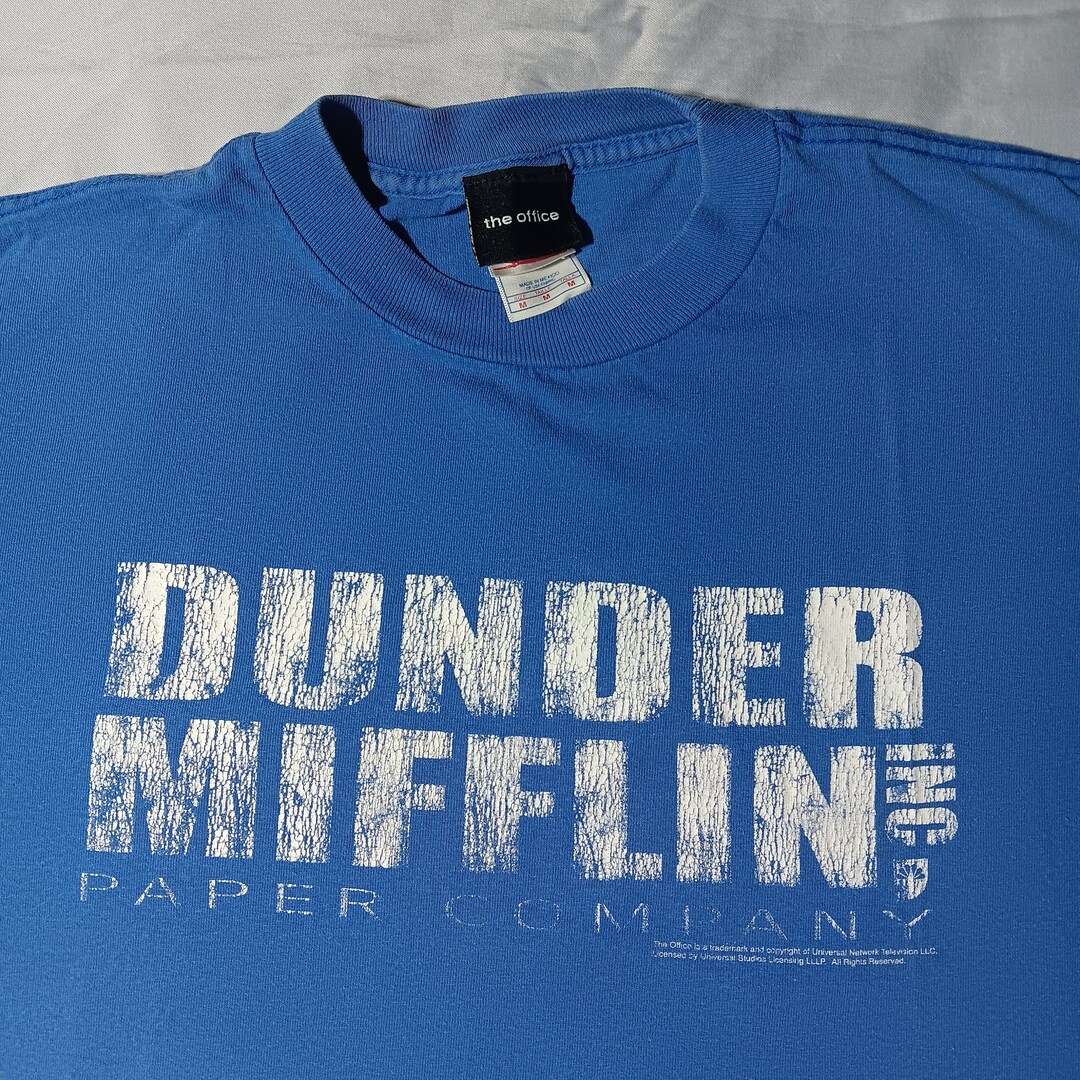2000s Y2K Vintage Dunder Mifflin Paper Company the Office TV Promo T