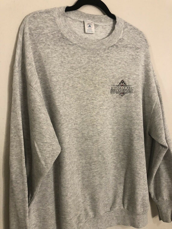 Vintage 1990s Circus Circus Murder Mystery Crewnec