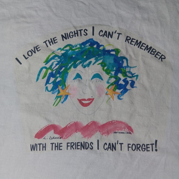 Vintage 2000s Y2K Friends Friendship Art Pocket T… - image 4