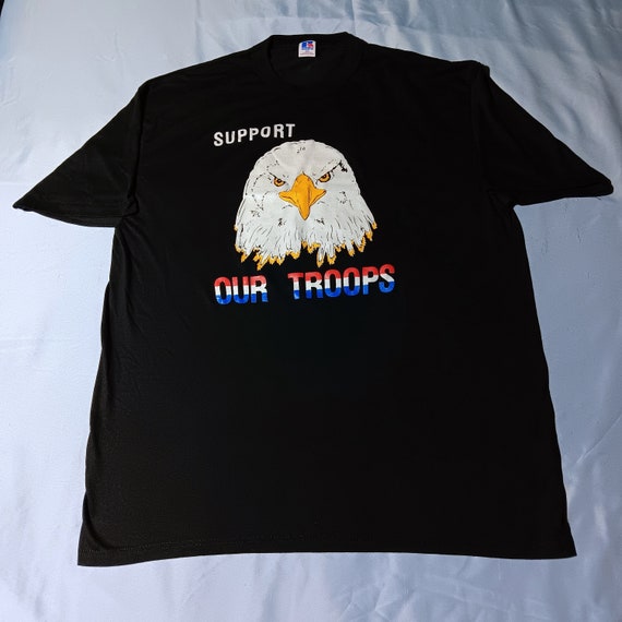 Vintage 80s 90s American Bald Eagle Support Troop… - image 5