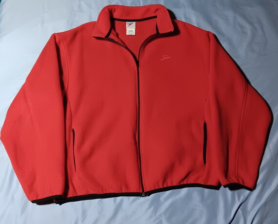 Vintage 1990s 90s 2000s Y2K Speedo Swimming Full Zip up Fleece