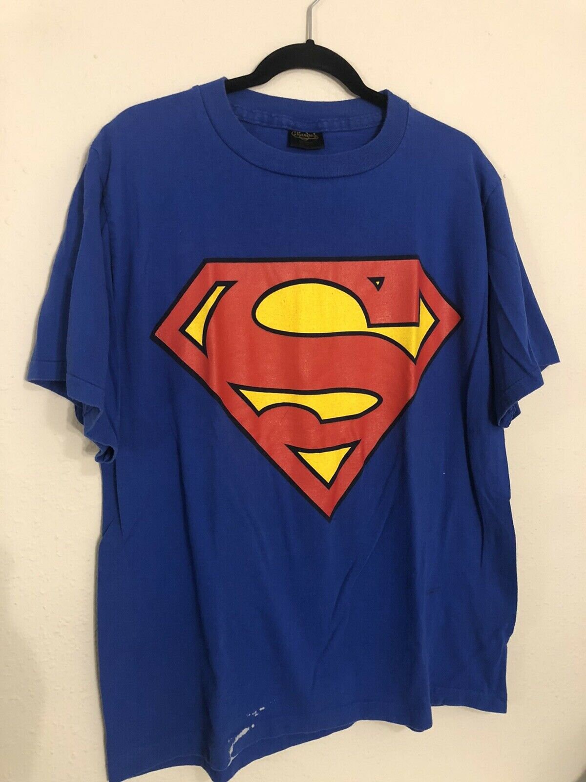 1997 Vintage Superman Logo DC Comics T-shirt Changes Tag Blue - Etsy UK