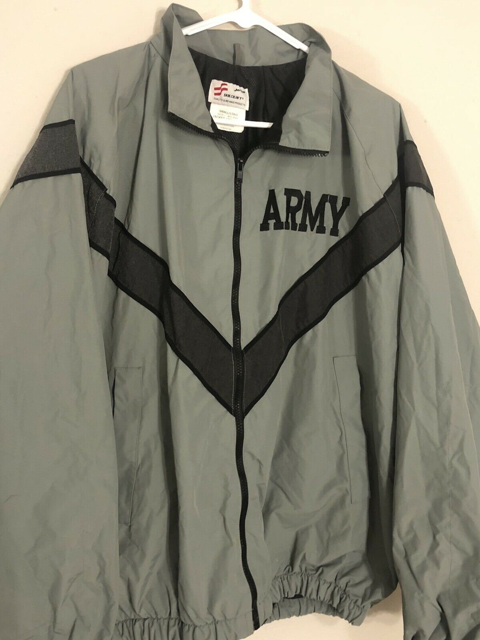 2000s Vintage Army Windbreaker 3M Zip Up Jacket Skilcraft | Etsy