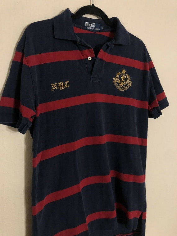 Vintage 1990s Polo Ralph Lauren NYC Collared T-Shi