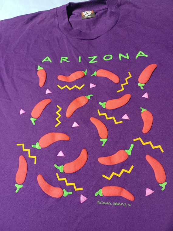 Vintage 1990s 90s Arizona Hot Chili Peppers Puff … - image 1