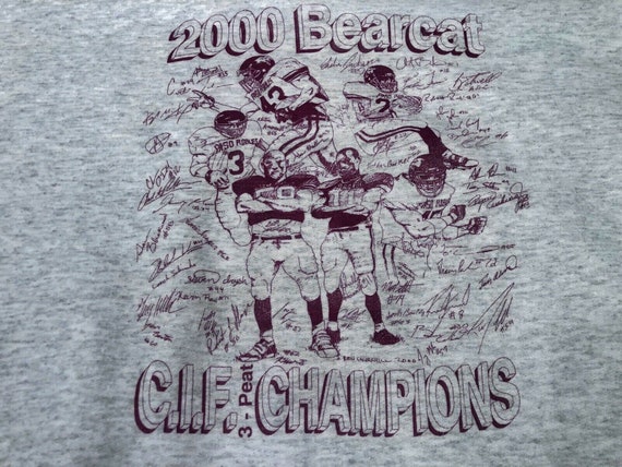 Vintage 2000 Paso Robles High School Bearcats Foo… - image 3