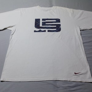 Nike Lebron James Lion T-Shirt Adult L Large Basketball Dri-Fit Black Gray  Tee