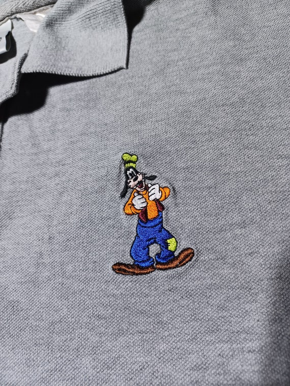 Vintage 1990s 90s Disney Store Embroidered Goofy … - image 5