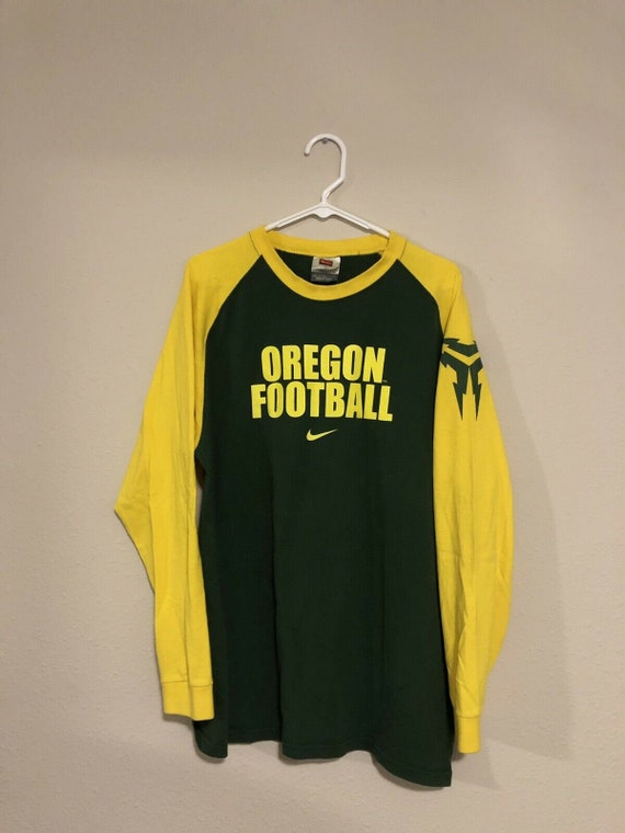 1990’s Vintage Oregon Football Team Long Sleeve N… - image 1